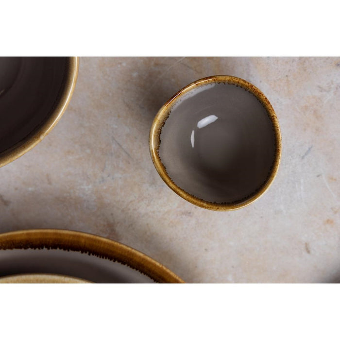 Olympia Kiln dipschaaltjes grijs 7cm (12 stuks)