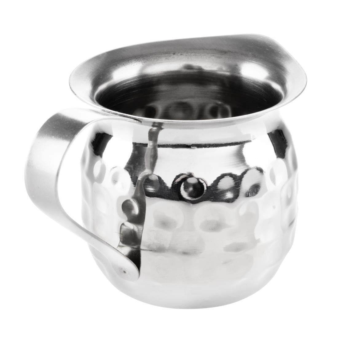 Olympia Mini Gehamerd Roestvrijstalen Melkkannetje 78Ml (Pakket Van 6)