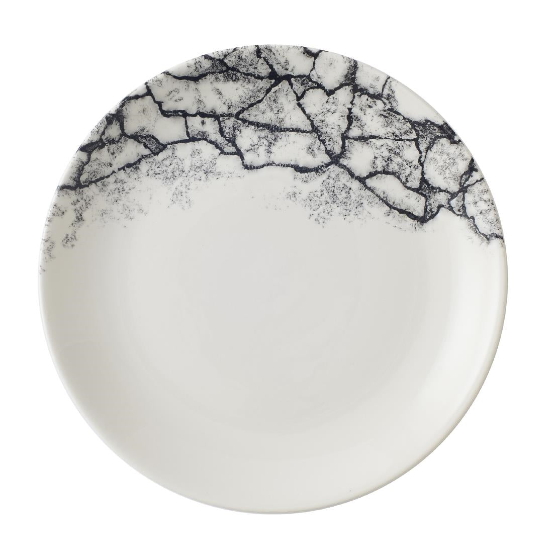 Churchill Kintsugi Accents Quartz Black Evolve Coupe Bord 16.5cm (pak van 12)