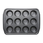 Circulon carbonstalen anti-kleef bakvorm voor 12 muffins 39,5 x 28cm
