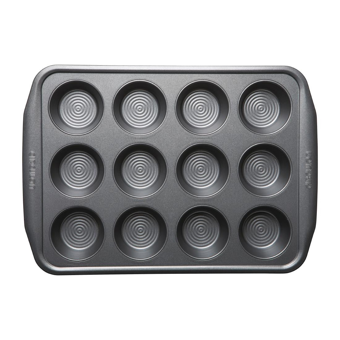 Circulon carbonstalen anti-kleef bakvorm voor 12 muffins 39,5 x 28cm