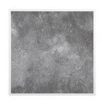 Bolero Tafelblad Van Gehard Glas Voor Buiten, Donker Steeneffect, Witte Rand - 700mm