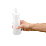 Vogue knijpfles met dop 34cl transparant