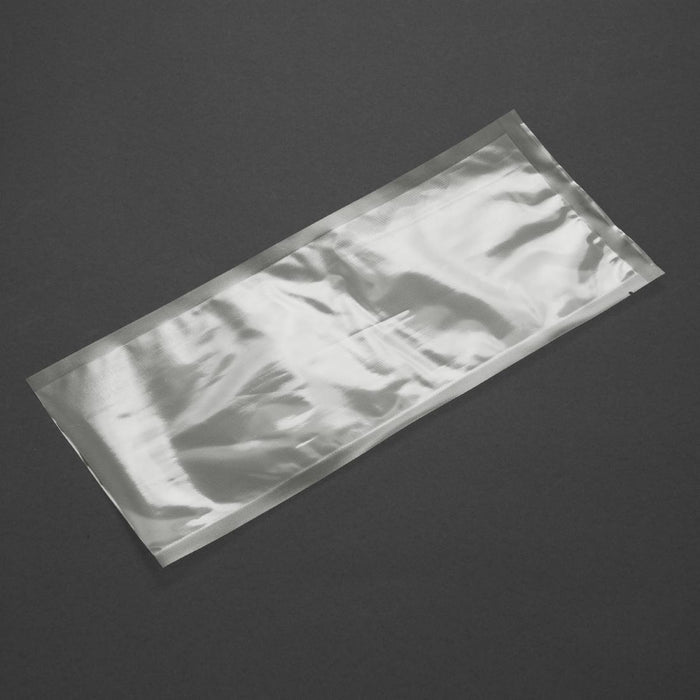 Vogue Composteerbare Gedrukte Vacuüm Sealer Zakjes 150x350mm (Pak Van 50)