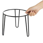 Olympia Anti-Slip Verhoger Rond Zwart Draad 210x180mm