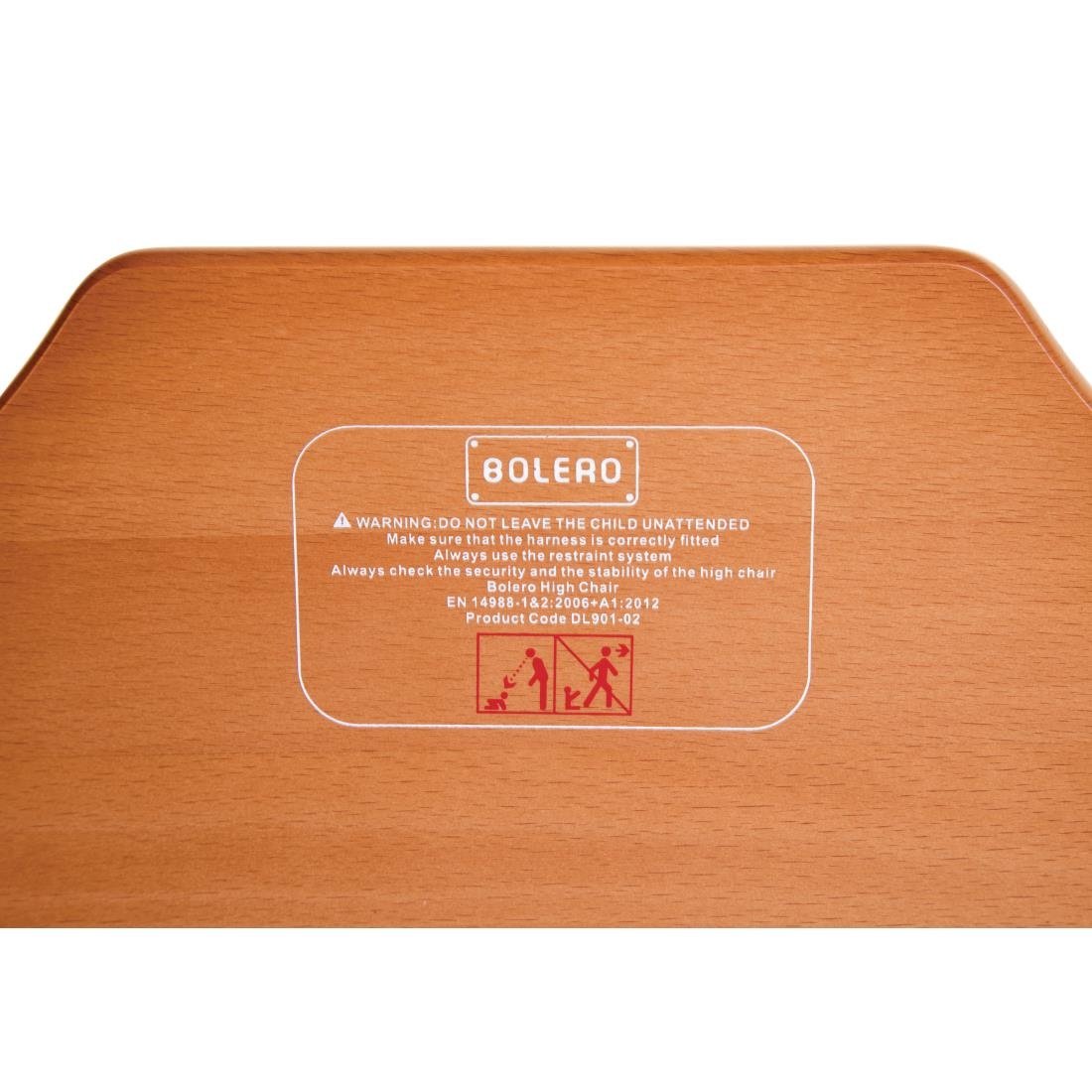 Bolero houten kinderstoel donkerbruin