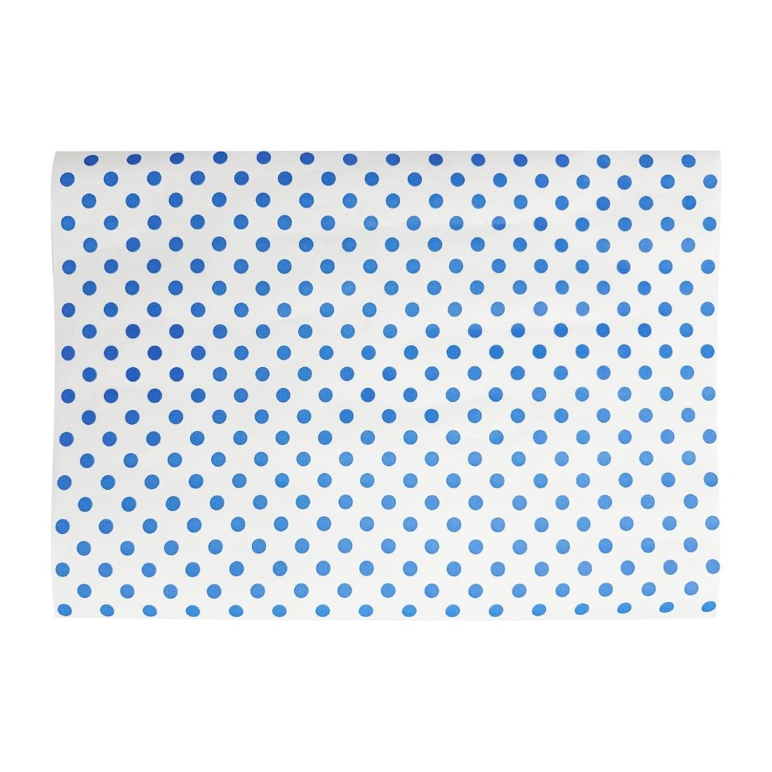Fiesta Composteerbare Burgerwikkels Blauw Stip 250x350mm (200 stuks)