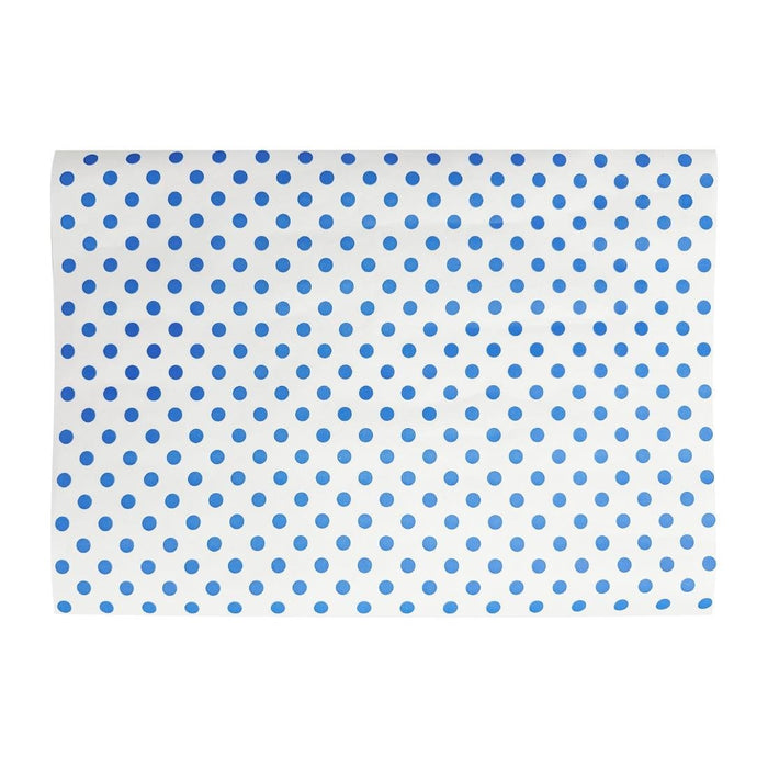 Fiesta Composteerbare Burgerwikkels Blauw Stip 250x350mm (200 stuks)