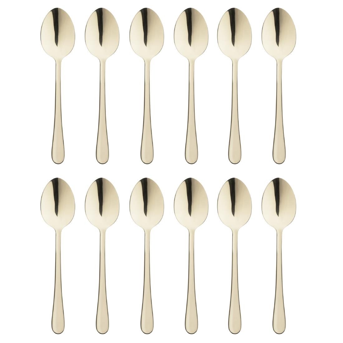Olympia Buckingham Dessertlepels Champagne Goud (12 stuks)