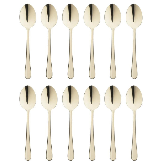 Olympia Buckingham Dessertlepels Champagne Goud (12 stuks)