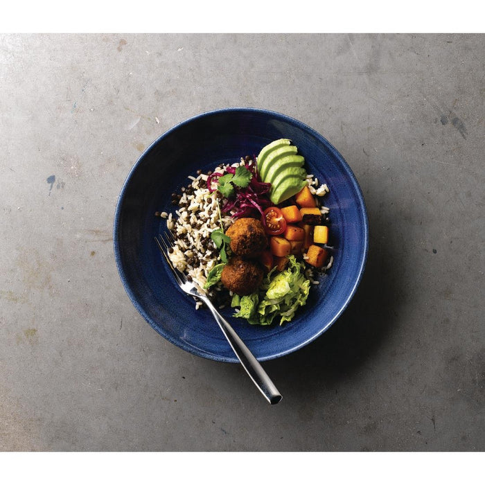 Churchill Stonecast Patina Cobalt Blue Evolve Coupe Kom 24.8cm (pak van 12)