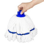 Jantex Microvezel Mop Hoofd Blauwe Streep 150g