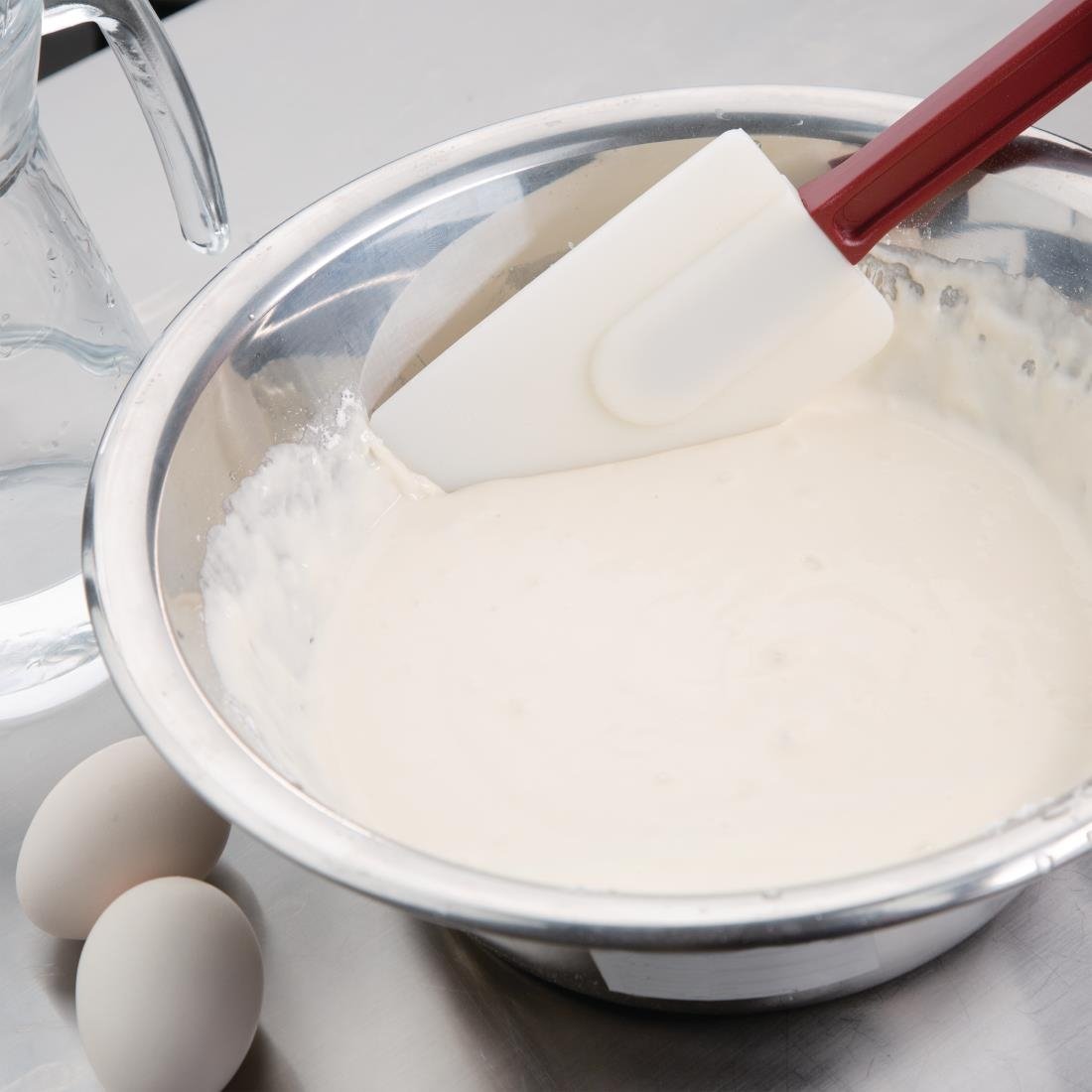 Vogue hittebestendige pannenlikker rood 40,5cm