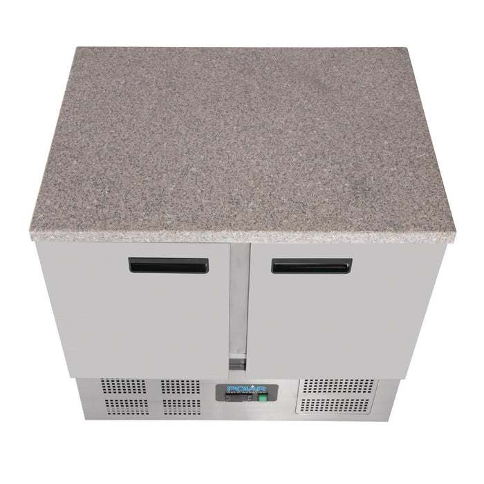 Polar G-serie koelwerkbank met marmeren werkblad 240L