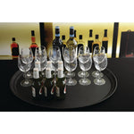 Cambro Camtread ovaal antislip glasvezel dienblad zwart 68,5x56cm