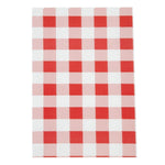 Rood Gingham vetvrij papier 19x31cm (200 stuks)