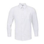 Uniform Works unisex overhemd lange mouw wit S
