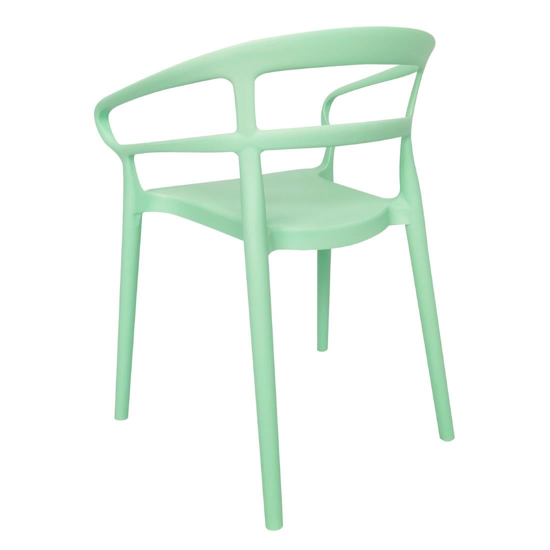 Bolero Mateo Caféstoelen Mintgroen (Pak Van 2)
