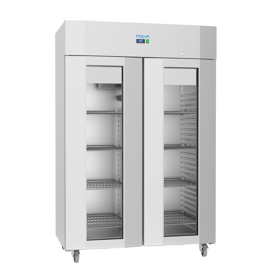 Polar U-Series Energiezuinig Reeks Dubbeldeurs Staand Vriesvak