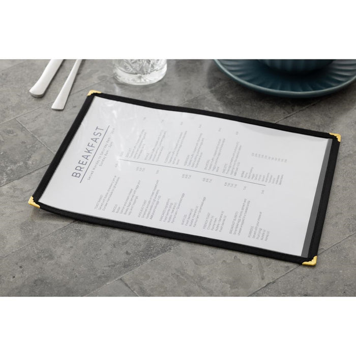 Olympia American Style menuhouder A4 zwart enkel