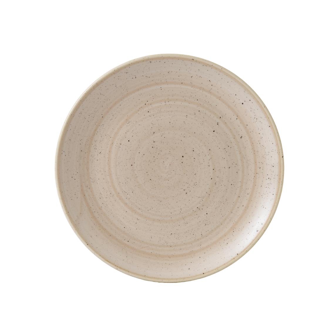 Churchill Stonecast Nutmeg Cream Evolve Coupe Bord 28.6cm (pak van 12)