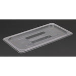 Vogue polycarbonaat 1/3 gastronorm deksel transparant