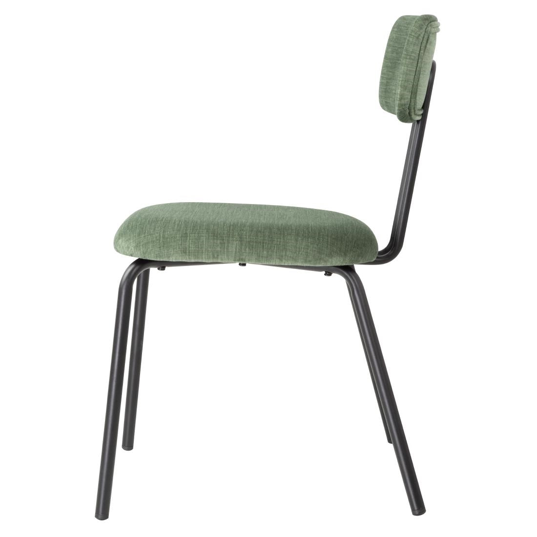 Bolero Fairfield Stoelen - Donker Walnoot/Groen Mix (Set 2)