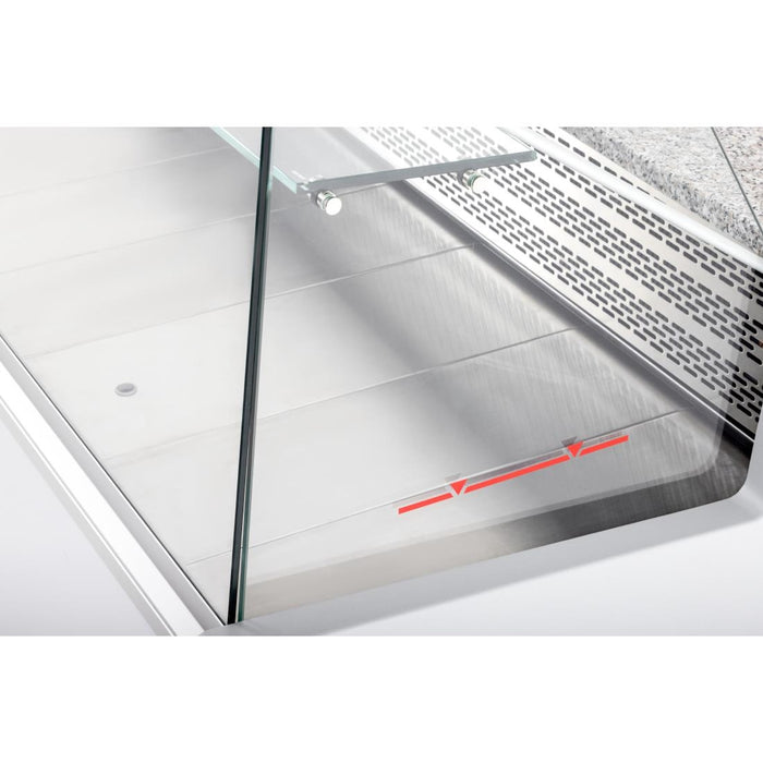 Zoin Tibet Bediening Over De Toonbank Grijs 2000mm