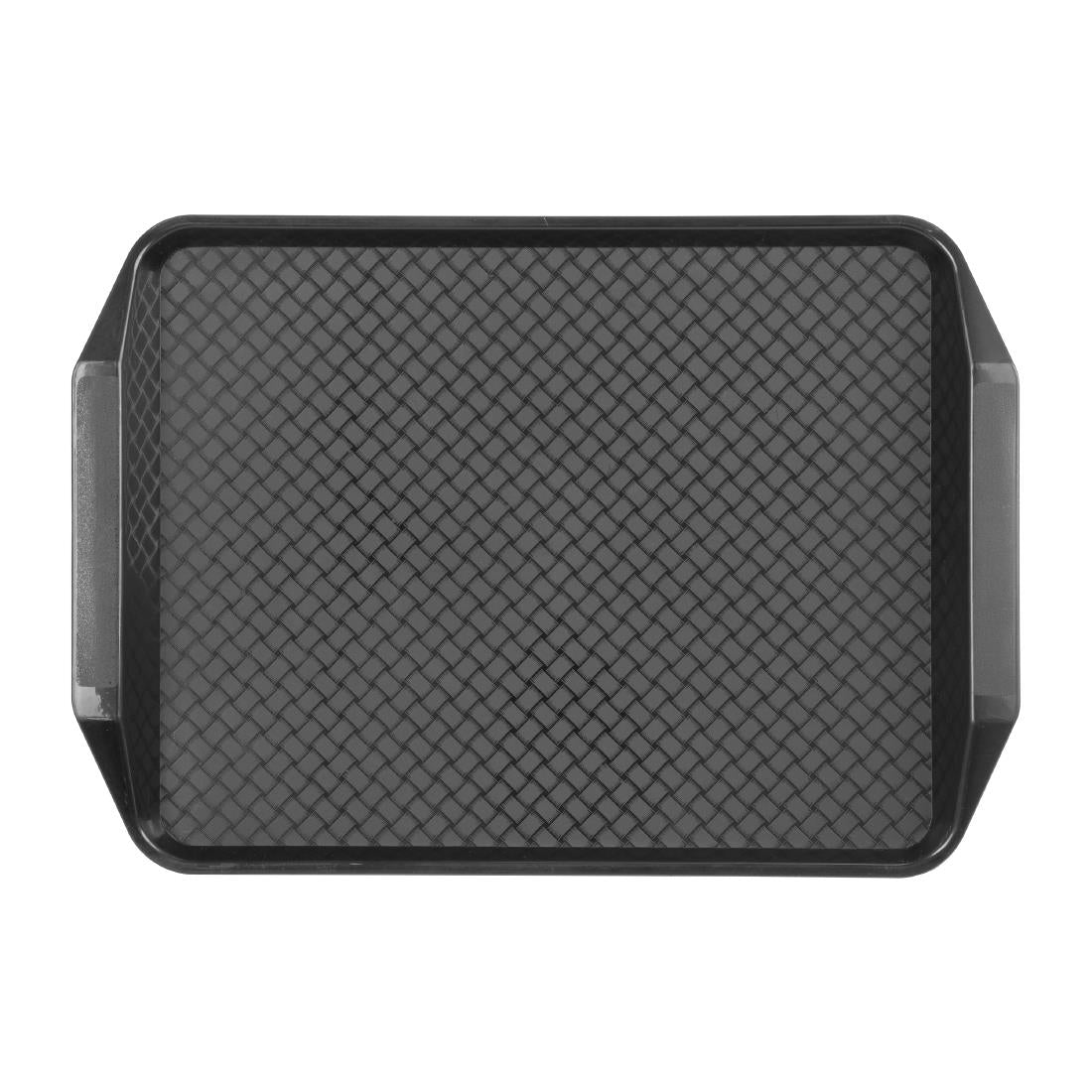 Olympia Kristallon Handvat Fast Food Dienblad Zwart 435X305mm