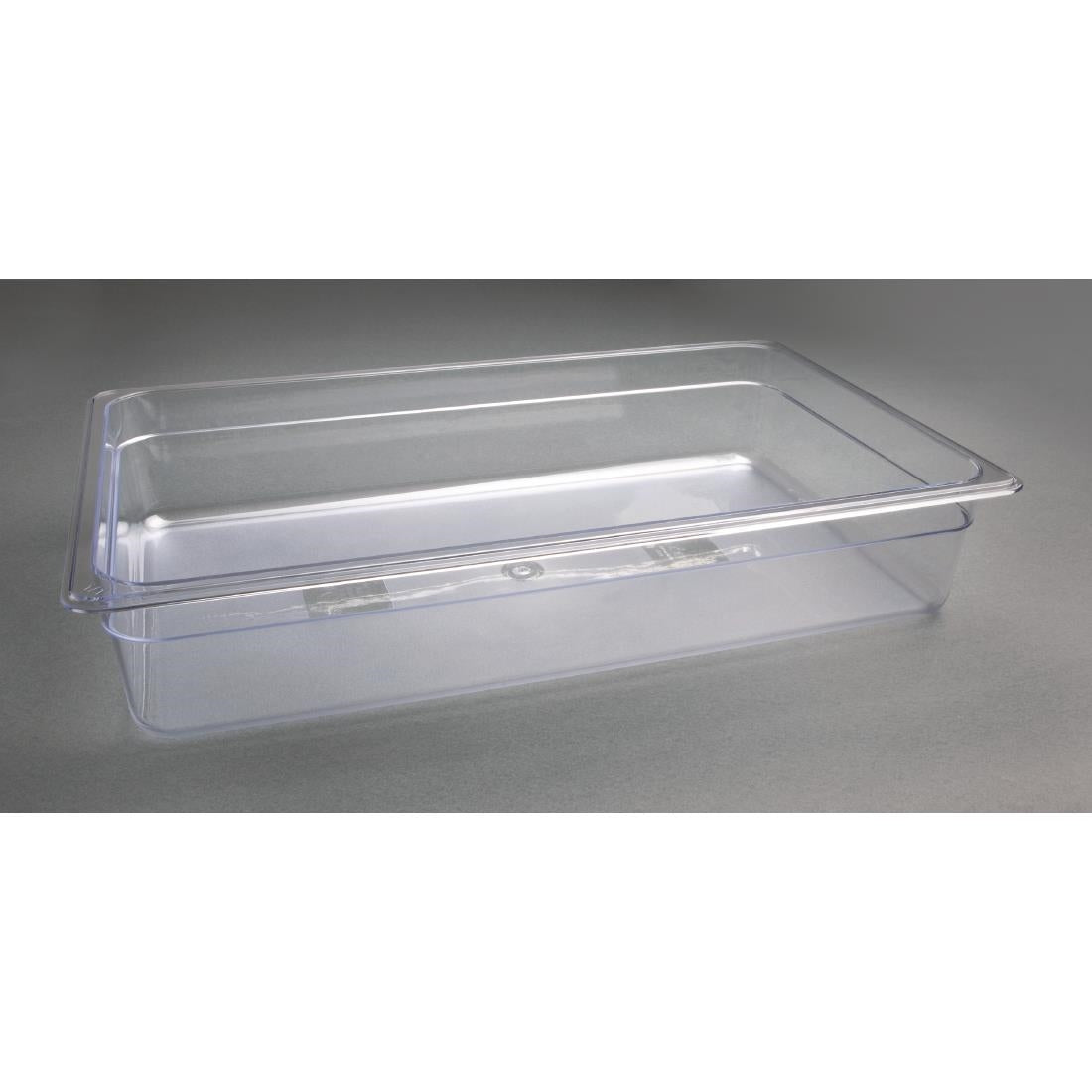 Vogue polycarbonaat 1/1 gastronorm container 100mm transparant