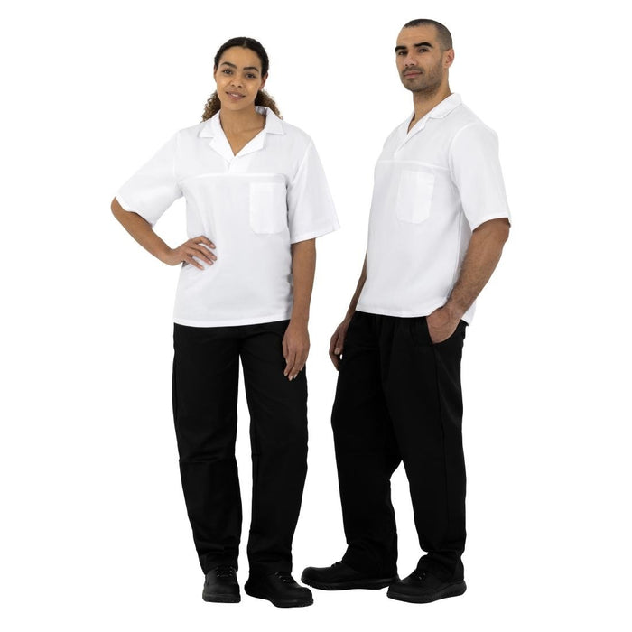 Whites Vegas Chef Broeken Polykatoen Zwart L (5 stuks)