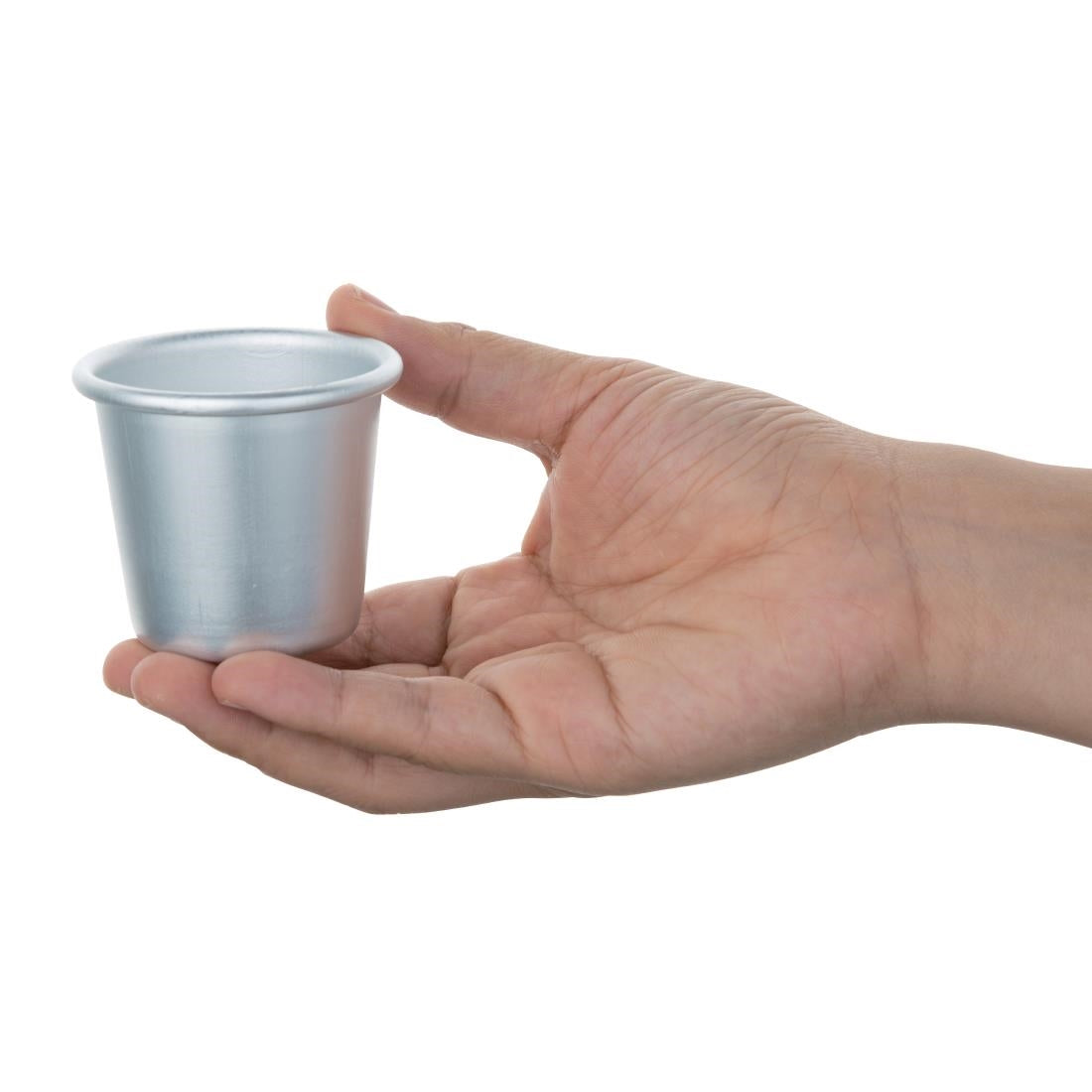 Vogue aluminium extra diepe moussevorm/puddingvorm 5 x 5,5cm 80ml