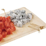 Fiesta Compostable biologisch afbreekbare bamboeprikkers met krul (100 stuks)