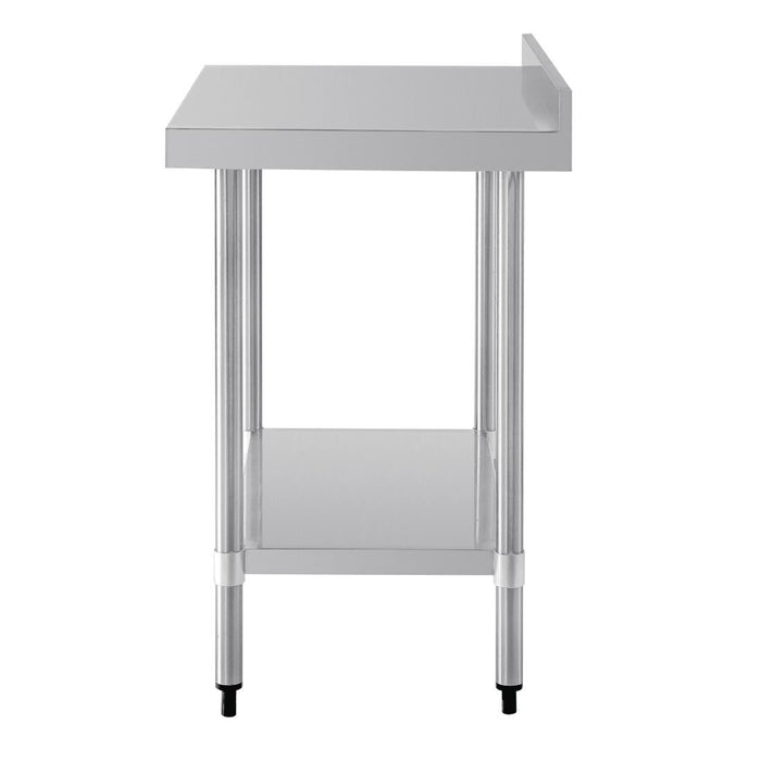 Vogue RVS werktafel met achteropstand 90x90x60cm