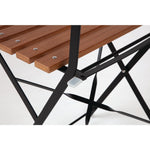 Bolero opklapbare imitatiehout stoelen (2 stuks)