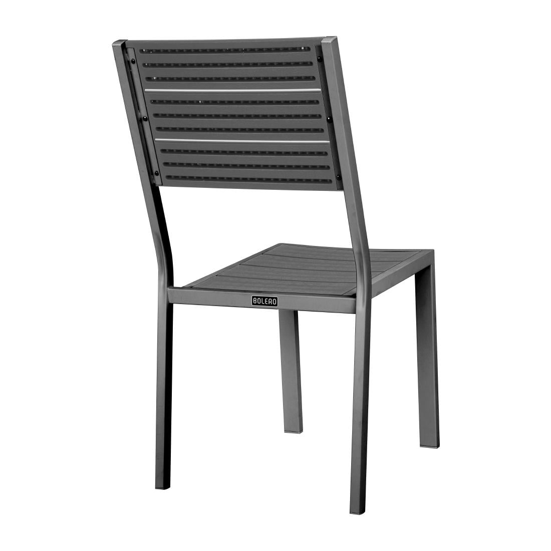 Bolero Valletta Grijs Gelat stoel (4 Stuks)