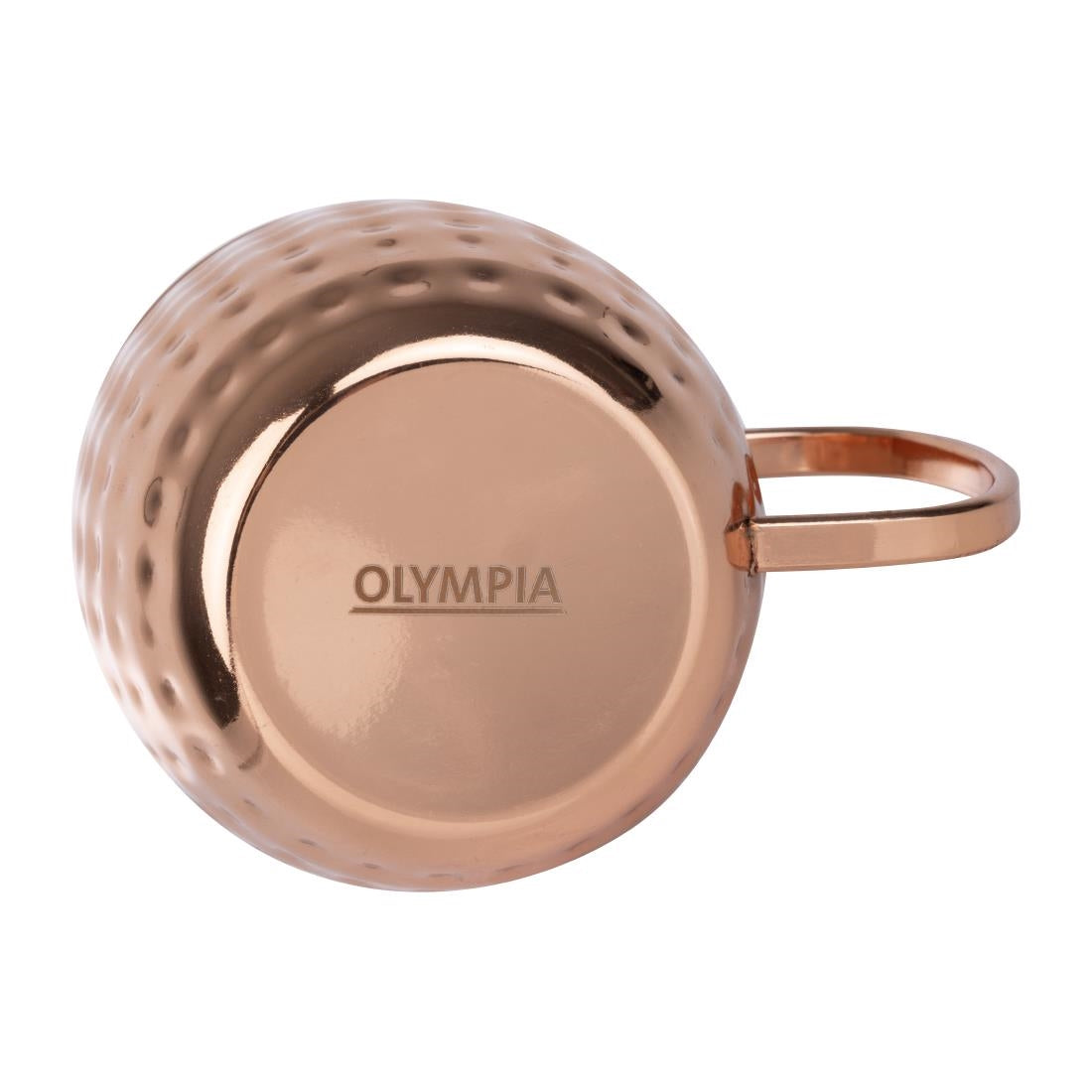 Olympia Barware Gehamerd RVS Koper Gecoate Mokken 440ml
