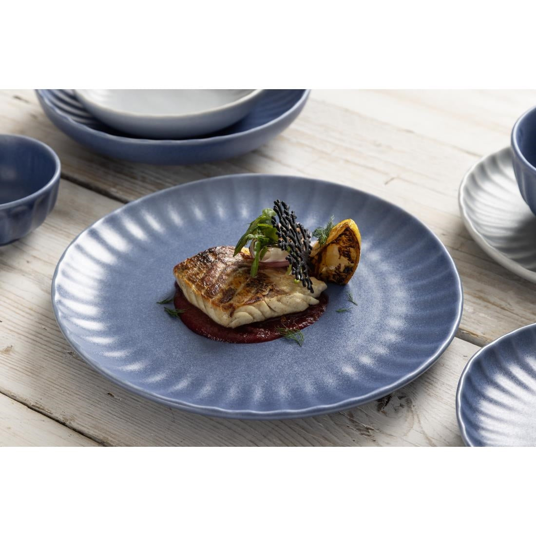 Olympia Corallite Borden Blauw 280mm (Set Van 6)