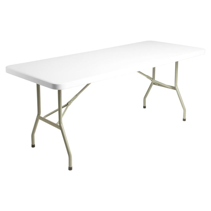 Bolero rechthoekige klaptafel grijs 183cm