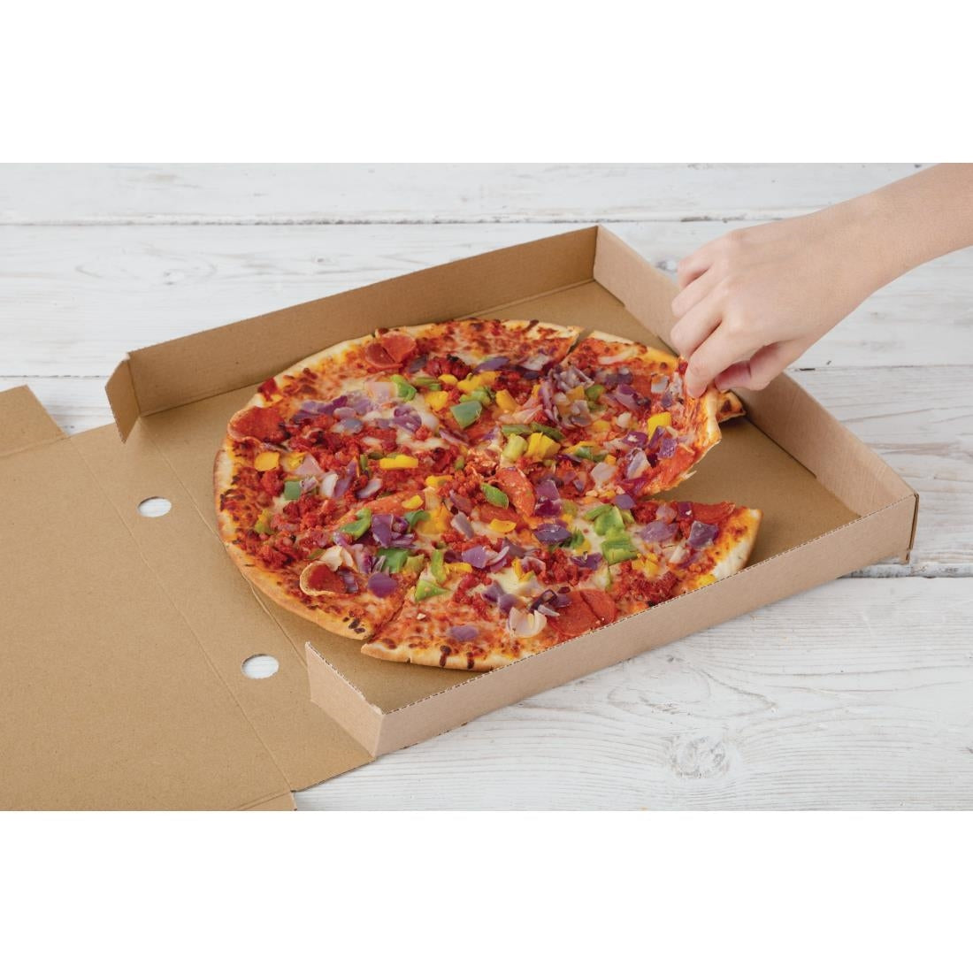 Fiesta Compostable composteerbare kartonnen pizzadoos 35cm (50 stuks)