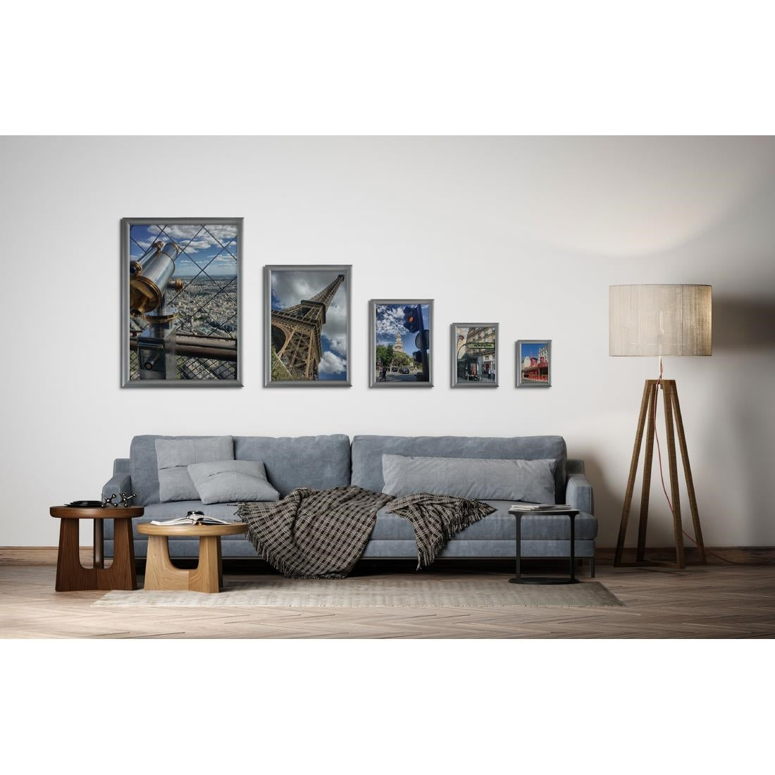 Europel Klaplijst A2 25mm Zilver