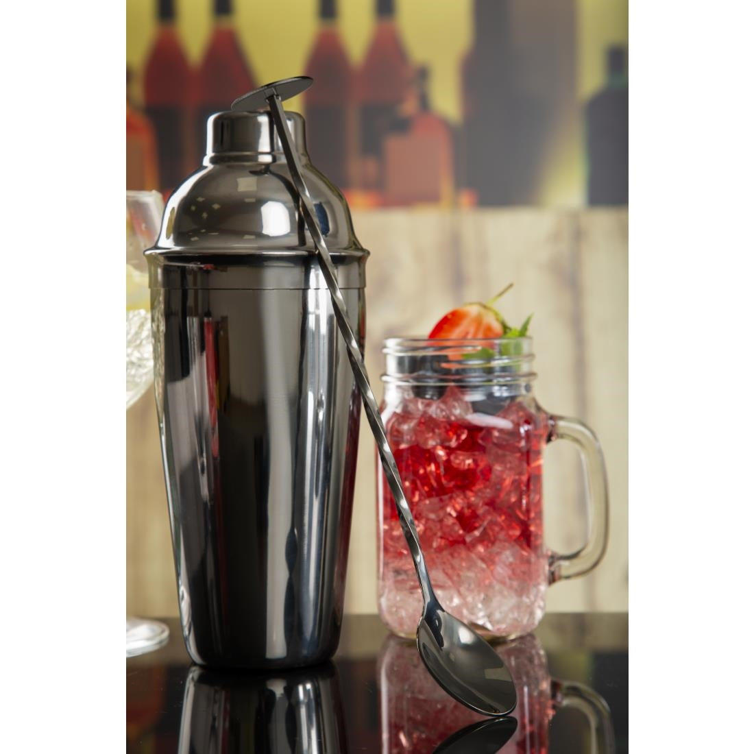 Olympia cocktaillepel zwart