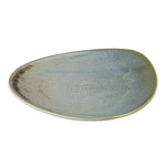 Olympia Ember Blauwe Driehoekige Borden 250 mm (Pak Van 6)