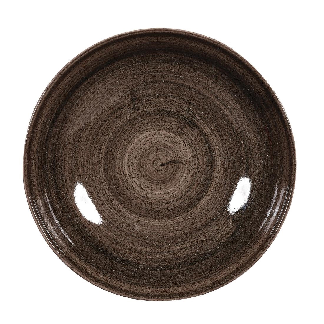 Churchill Stonecast Patina Black Coupe Borden 217mm (Pak Van 12)