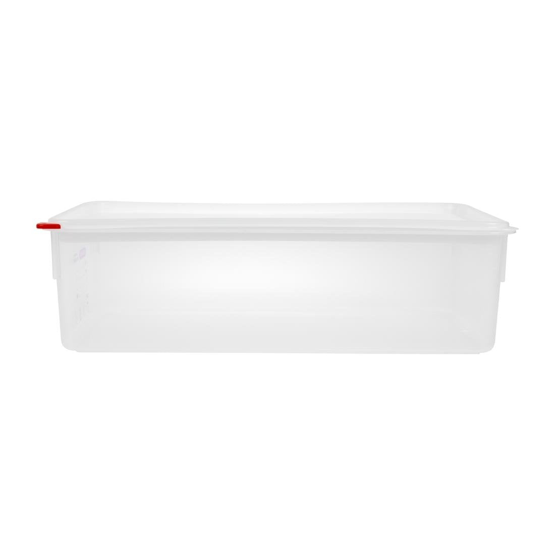 Araven GN 1/1 voedselbak met deksel 21L (4 stuks)