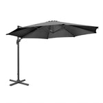 Bolero Venice Heavy Duty Parasol Zwart 3,5M