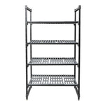 Cambro stelling 183cm hoog 4 schappen - 61cm diep - 107cm breed