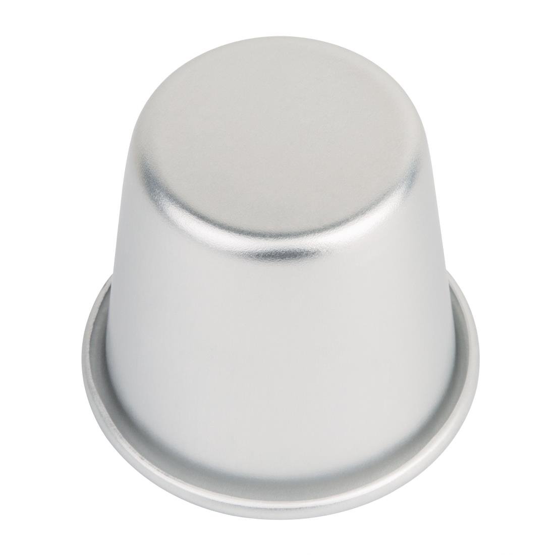 Vogue aluminium extra diepe moussevorm/puddingvorm 5 x 5,5cm 80ml