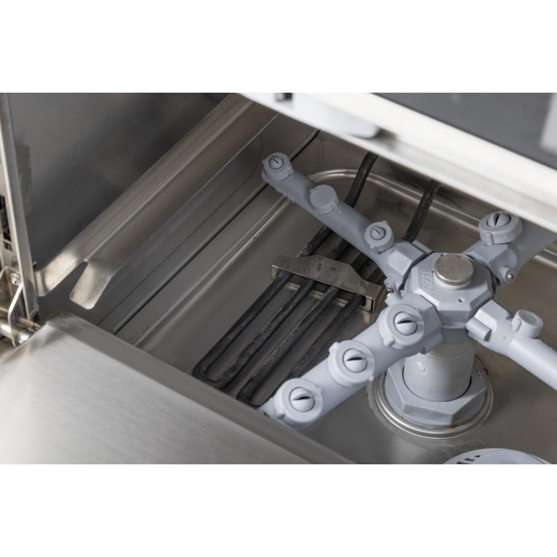 Buffalo Digitale Aanrecht Vaatwasser Glas 350mm Mand 3.3Kw