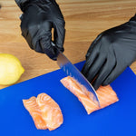 Hygiplas Vinyl Zwart Poedervrije Handschoen M - Verpakking 100